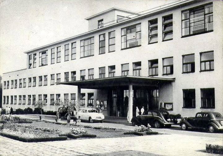 Bolnica Rebro, Kišpatićeva ulica oko 1950. godine, glavni ulaz